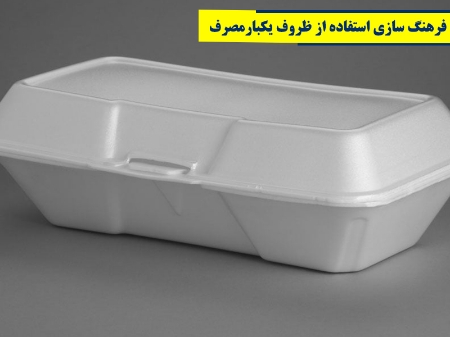 فرهنگ سازی استفاده از ظروف یکبارمصرف