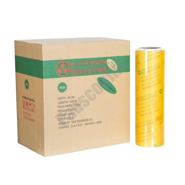 استرچ اورجینال سان رپ عرض 39 سانت ضخامت 10 میکرون طول 500 متر