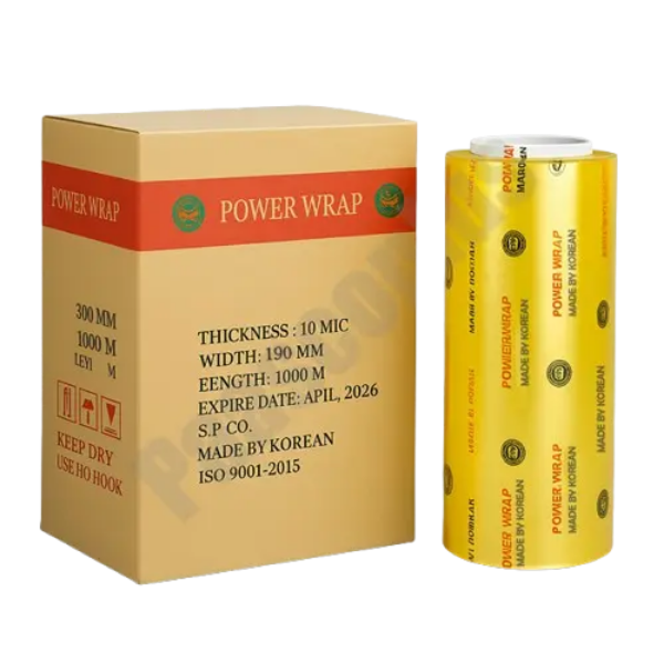 سلفون پاوررپ عرض 19 سانت ضخامت 10 میکرون طول 1000 متر