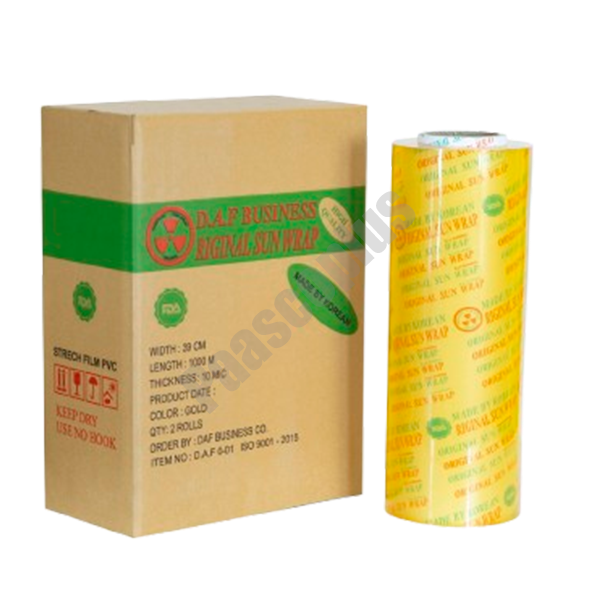 استرچ اورجینال سان رپ عرض 39 سانت ضخامت 9 میکرون طول 1000 متر